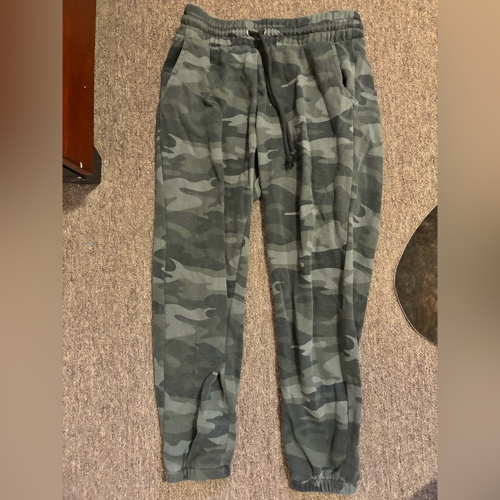 Camo Print Pajama Pants